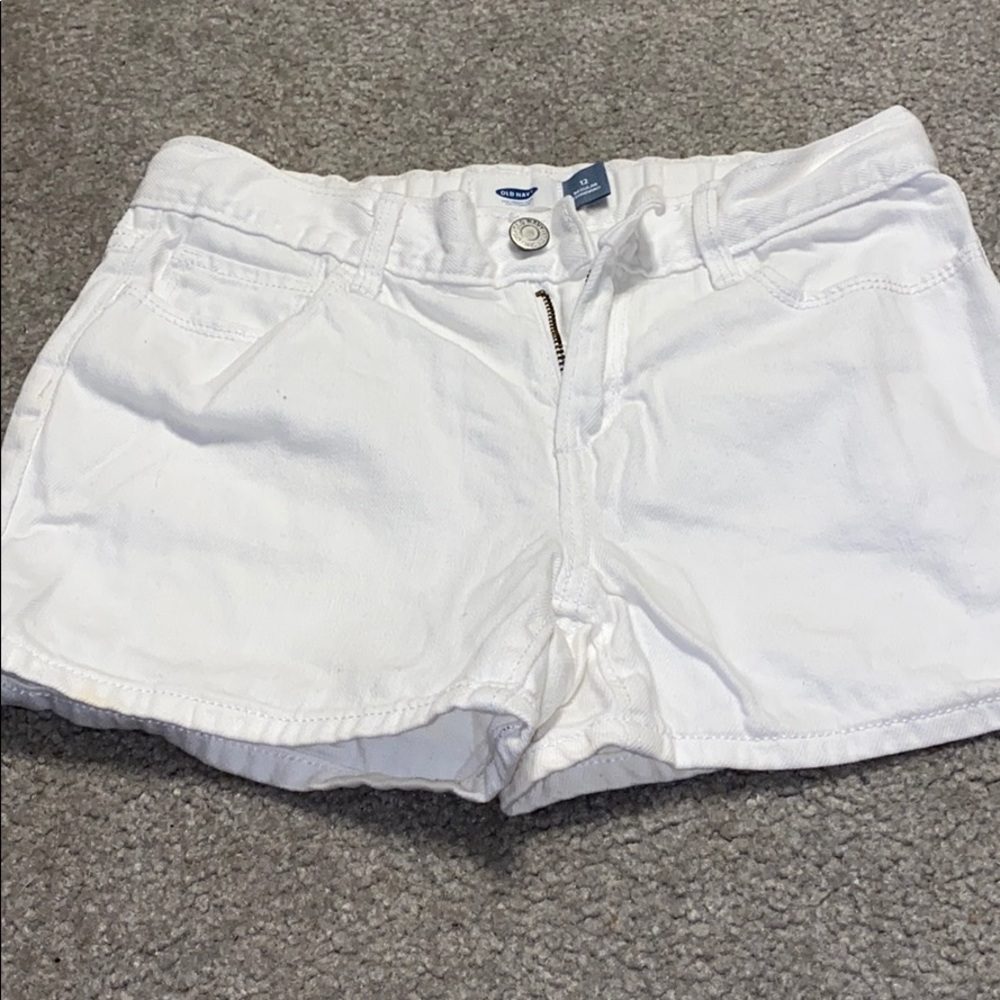 White old navy shorts